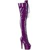 Pleaser - ADORE3021GP Platform Overknee Boots - Purple Product image